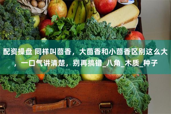 配资操盘 同样叫茴香，大茴香和小茴香区别这么大，一口气讲清楚，别再搞错_八角_木质_种子
