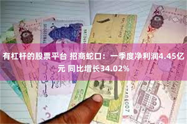 有杠杆的股票平台 招商蛇口：一季度净利润4.45亿元 同比增长34.02%