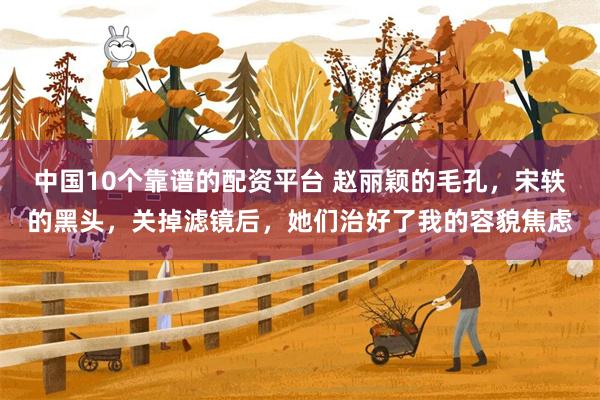 中国10个靠谱的配资平台 赵丽颖的毛孔，宋轶的黑头，关掉滤镜后，她们治好了我的容貌焦虑