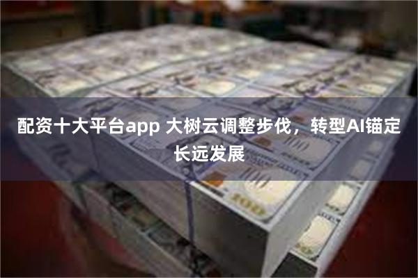 配资十大平台app 大树云调整步伐，转型AI锚定长远发展